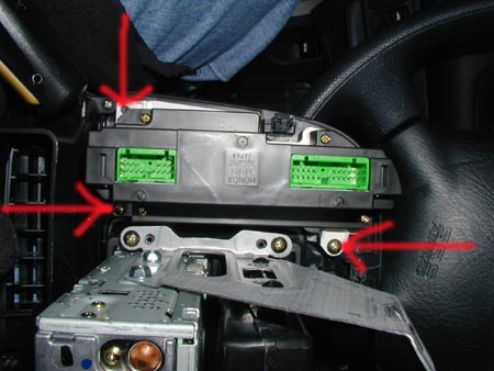 2003 Honda civic lx stereo removal #2