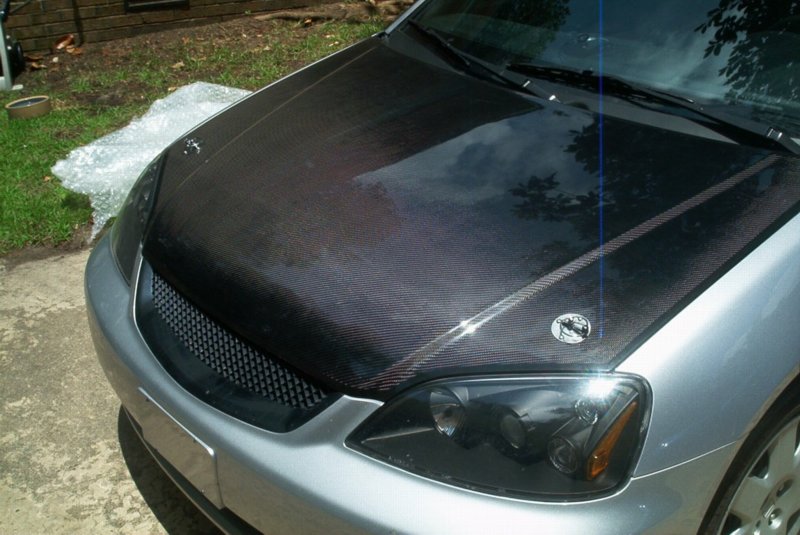 Honda civic hood install #7